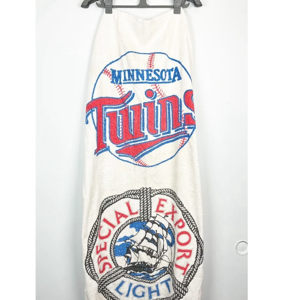 Minnesota Twins Vintage Beach Towel Special Export Light Beer